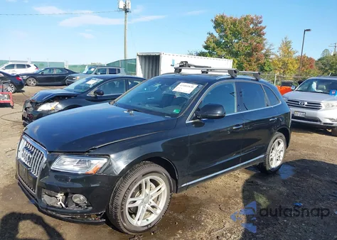 2015 Audi Q5 2.0T Premium z USA, uszkodzony, nr VIN WA1LFAFP7FA086779